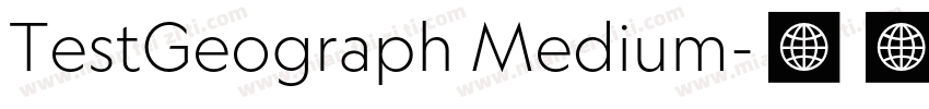 TestGeograph Medium字体转换